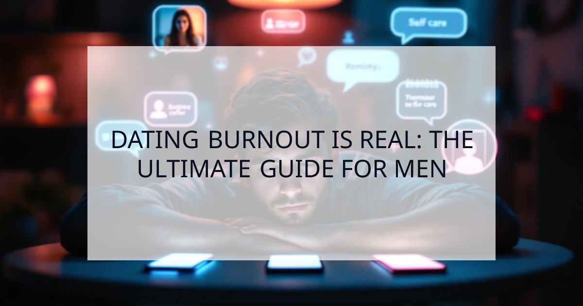 Cover Image for Dating Burnout Is Real: Why Men Get It and How to Fix It