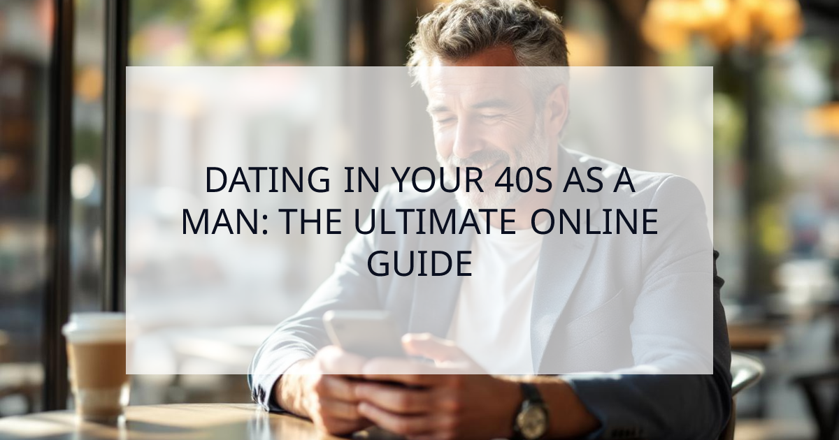 Cover Image for Dating in Your 40s as a Man: The No-BS Guide to Winning Online
