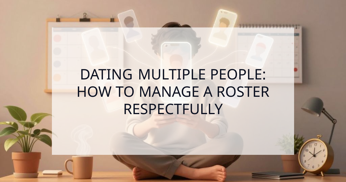 Cover Image for The Art of Multidating: How to Manage a Roster Without Burning Out
