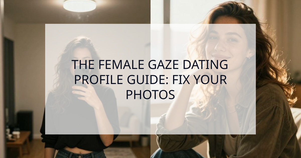 Cover Image for The Female Gaze: Why Your Dating Photos Are Failing (And How to Fix Them)