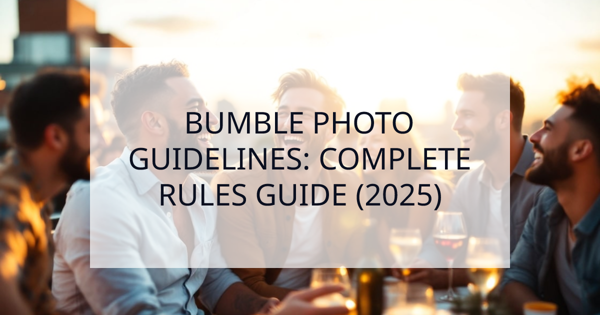 Cover Image for Bumble Photo Guidelines: The Complete Rules Guide for 2025