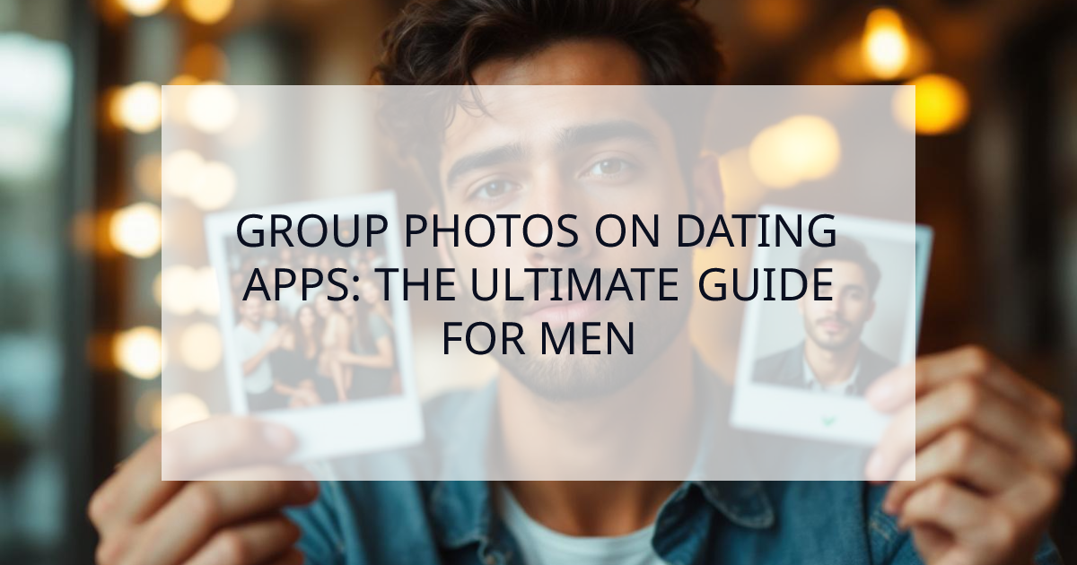 Cover Image for The Group Photo Dilemma: The Ultimate Man's Guide to Using Group Photos on Dating Apps