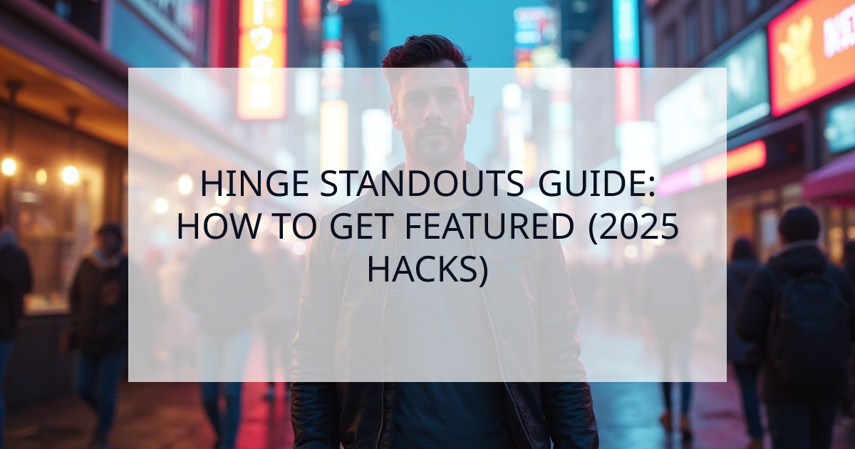 Cover Image for How to Get on Hinge Standouts: The Ultimate Guide & Hacks (2025)