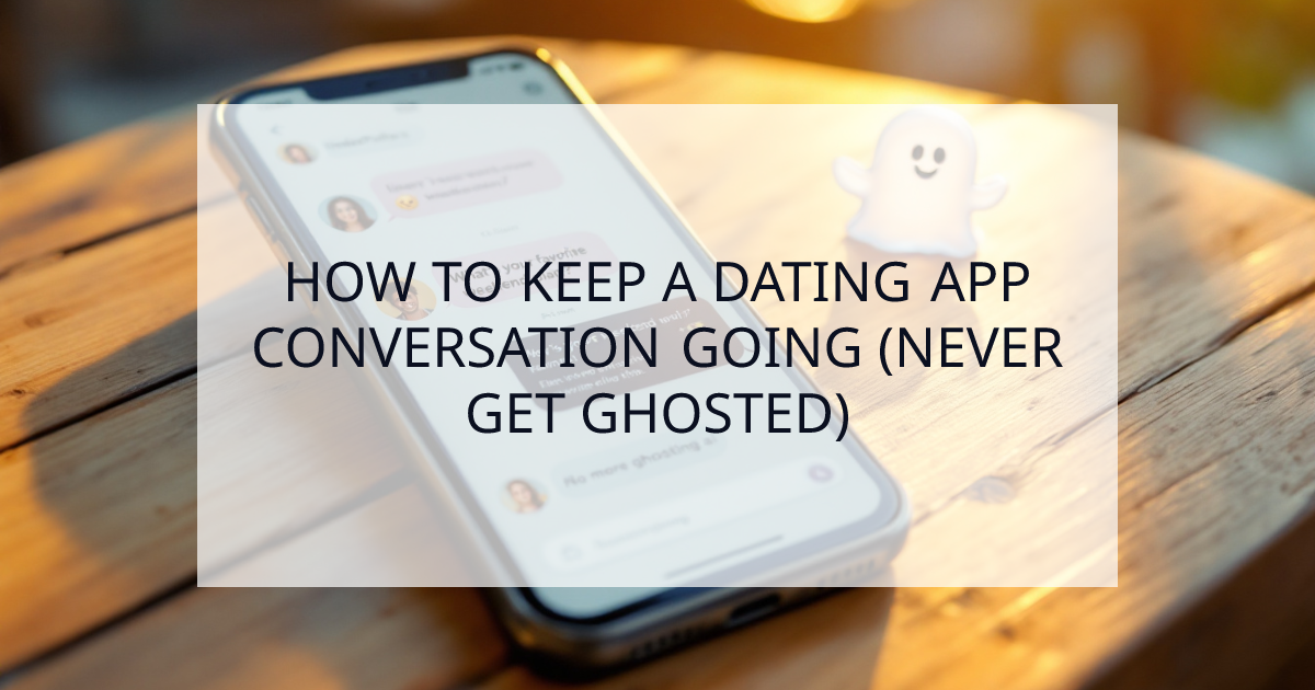 Cover Image for How to Keep a Dating App Conversation Going (And Never Get Ghosted Again)