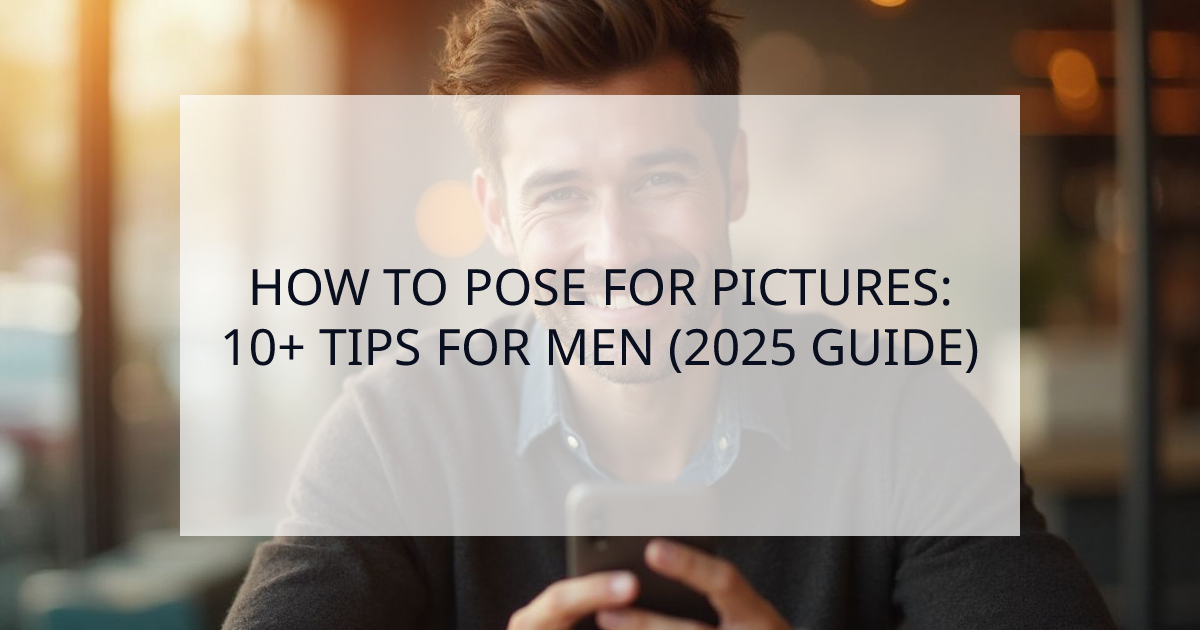 Cover Image for How to Look More Attractive in Pictures: A Man's Guide to Posing & Confidence