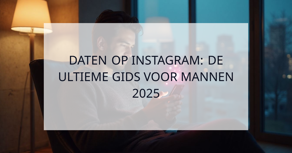 Cover Image for Daten op Instagram: De Ultieme Gids om in 2025 in de DM's te Sliden