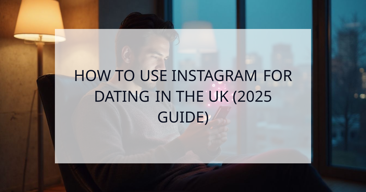 Cover Image for How to Use Instagram for Dating UK: A Guide for Men (2025)