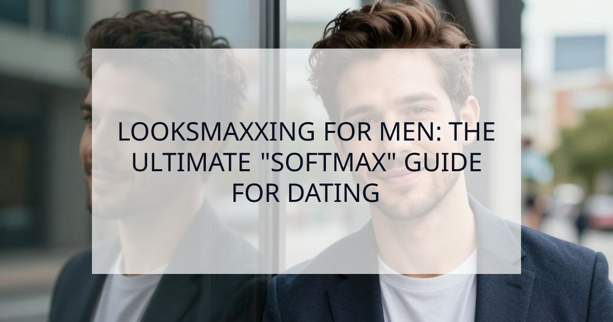 Cover Image for The Ultimate Guide to Looksmaxxing for Men: How to "Softmax" Your Dating Profile Instantly