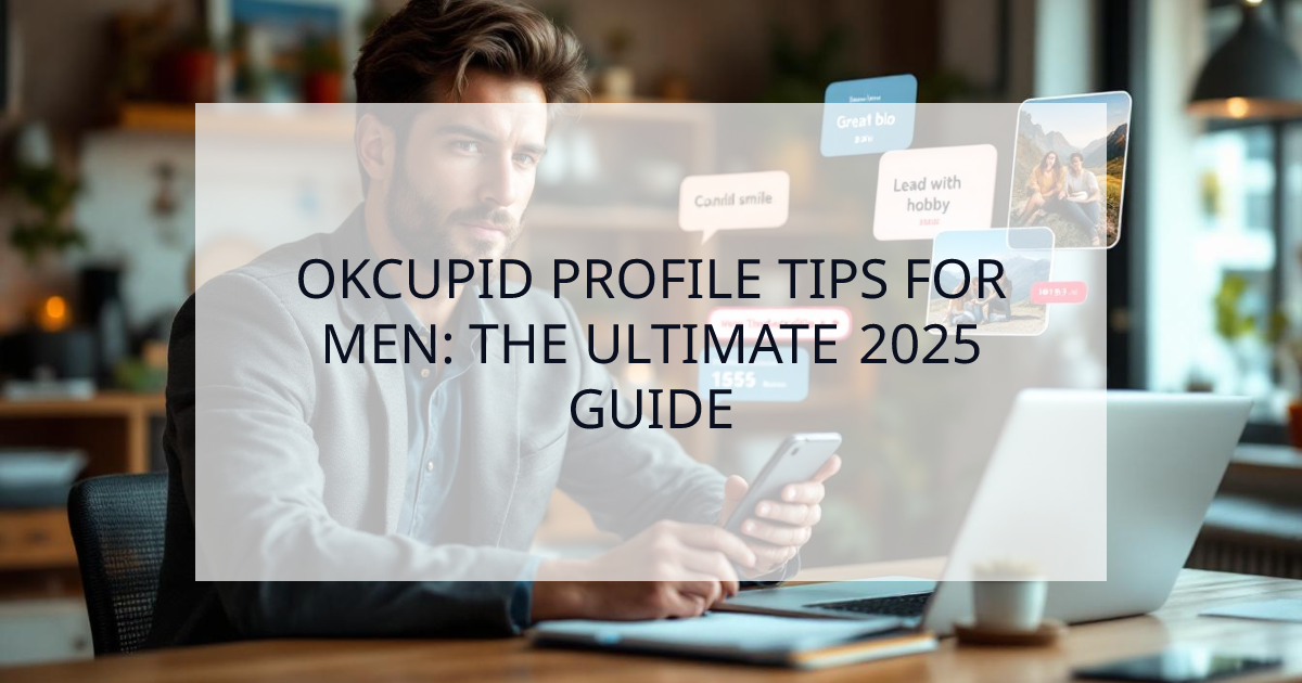 Cover Image for The Ultimate Guide to Creating an Irresistible OkCupid Profile for Men (2025)