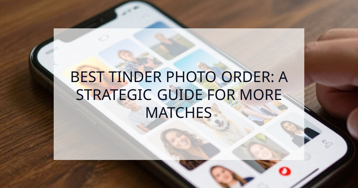 Cover Image for The Best Tinder Photo Order: A Strategic Guide to Arranging Your 9 Pictures