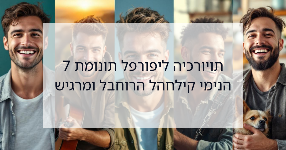 Cover Image for 7 ארכיטיפים של תמונות: המדריך שלך לדעת איזה תמונות לשים בפרופיל היכרויות לגברים